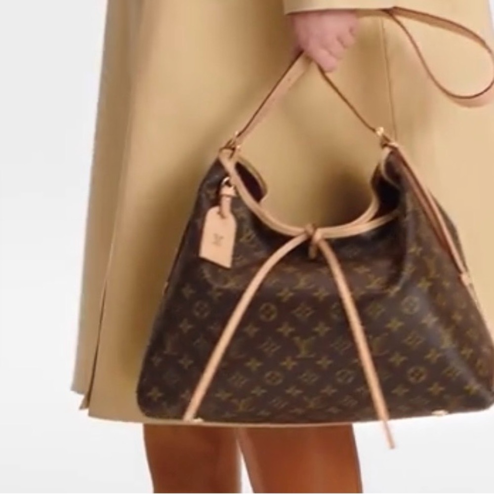 Louis Vuitton Brown Monogram Tote CarryAll MM